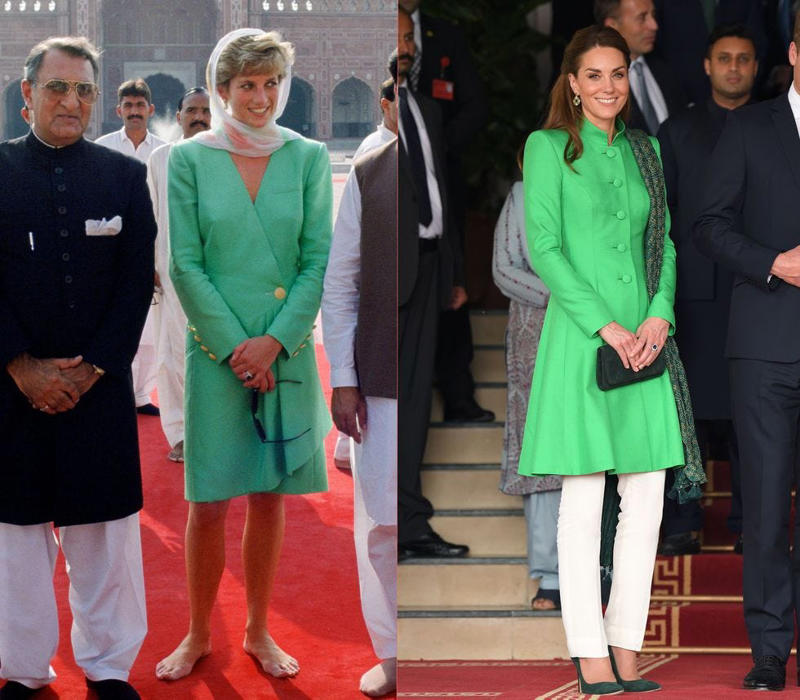 All the Times Kate Middleton Has Dressed Like Princess Diana