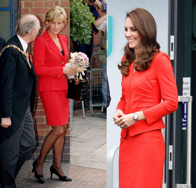 All the Times Kate Middleton Has Dressed Like Princess Diana