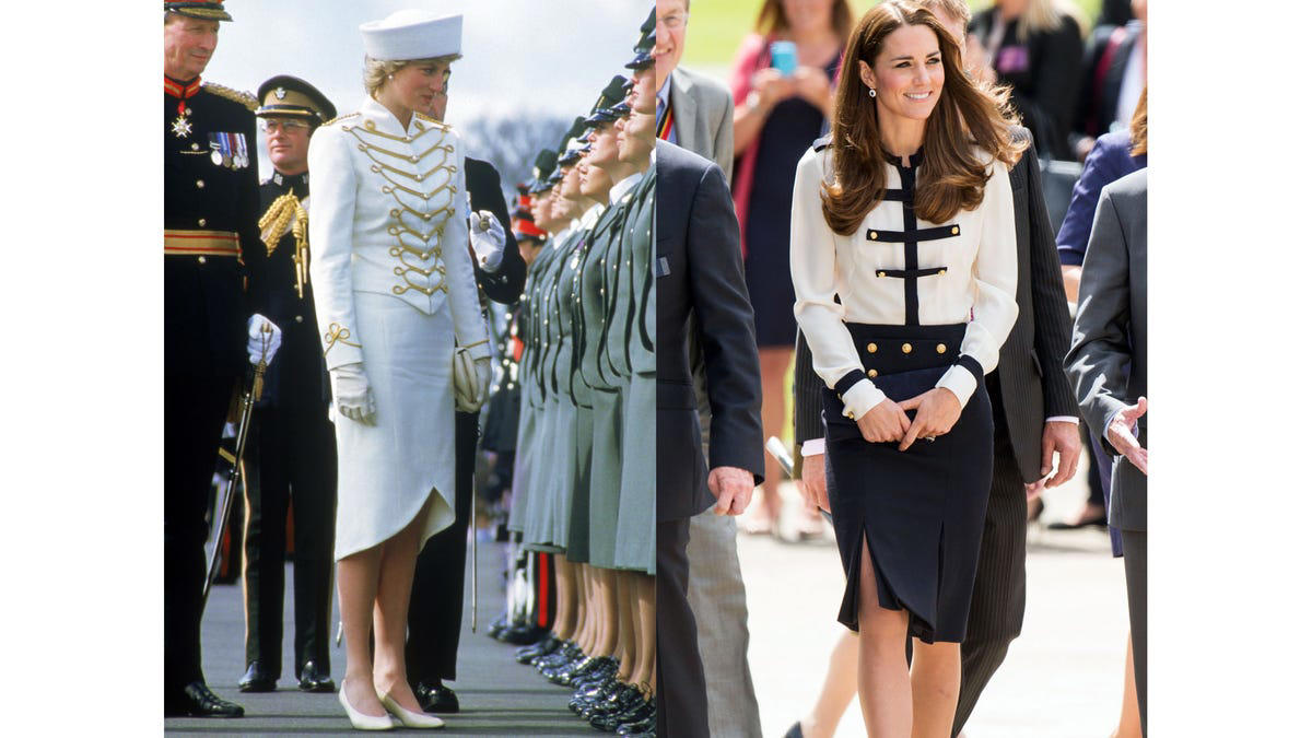 All the Times Kate Middleton Has Dressed Like Princess Diana