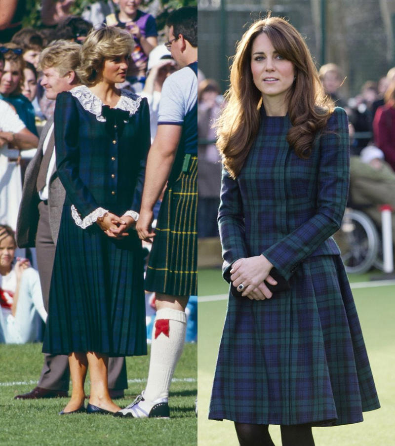 All the Times Kate Middleton Has Dressed Like Princess Diana