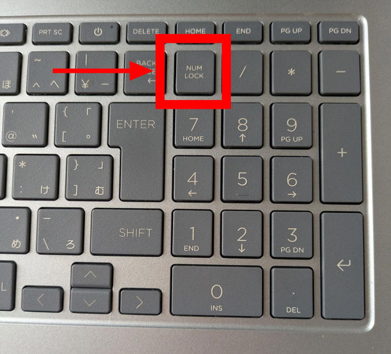 NumLockオン：数字入力モード, NumLockオフ：カーソル移動モード, 方法1：起動時の状態を固定する（レジストリ編集）, 方法2：NumLockキーを完全に無効化する（PowerToys）