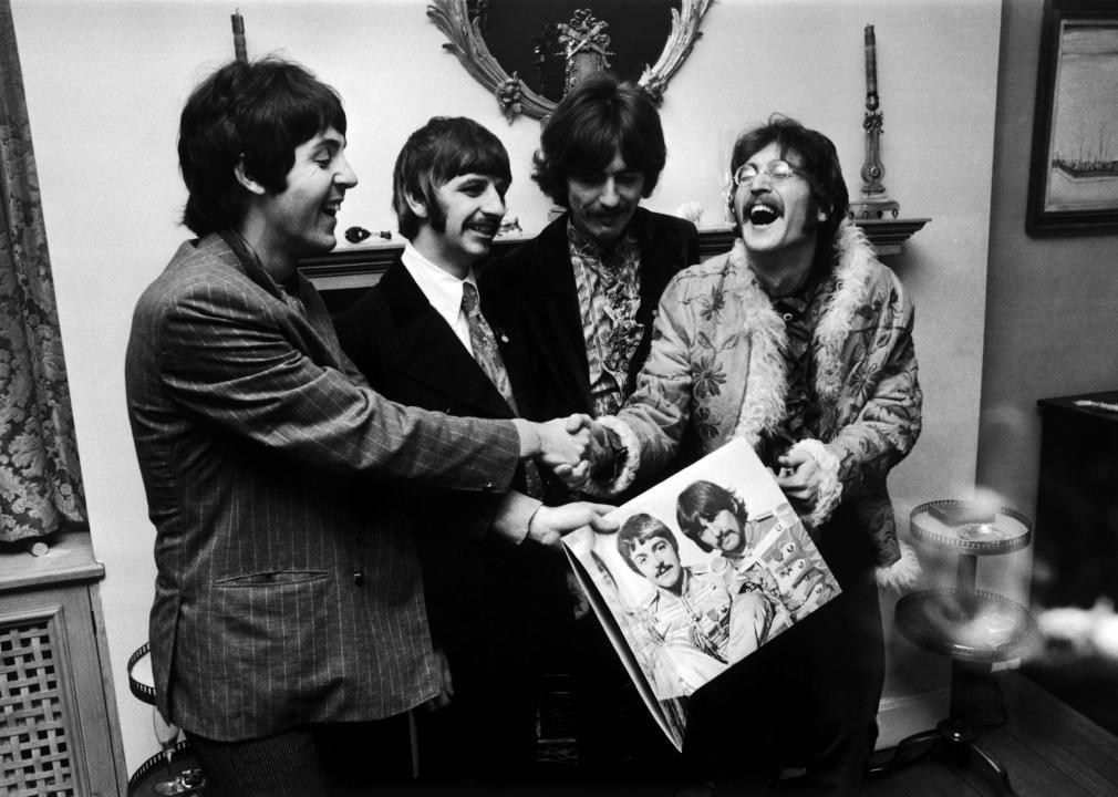 The Beatles Drop ‘Sgt. Pepper’ First Man on the Moon, Women’s Liberation Movement, Equal Pay Conference, A Lone Contestant in Focus, Champion Among Peers, Billie Jean King Celebrates Victory, Twiggy, Face of a New Era, Hugh Hefner with His Bunnies, The Kennedys Enjoy a Summer Afternoon, Urban Girls Show Off Summer Style, Four Girls, Four Styles, Friends, Beach, and Beats, Poolside Poker Night, Playful Moments by the Sea, Black Students Register to Vote, Martin Luther King at the Civil Rights Act Signing, Woolworth’s Desegregated, Summer of Love Vibes, Jimi Hendrix Arrives, George Harrison at a Festival, The Beatles Drop ‘Sgt. Pepper’, Segregation at the Pool, Heading Home After a Beach Day, Kids Running a Lemonade Stand, Hemlines Get Shorter, Family BBQ Gathering, Cooling Off in the Heat, Marsha Hunt, Activist and Actress, Nun Joining the Fun, Apollo 11 Crew