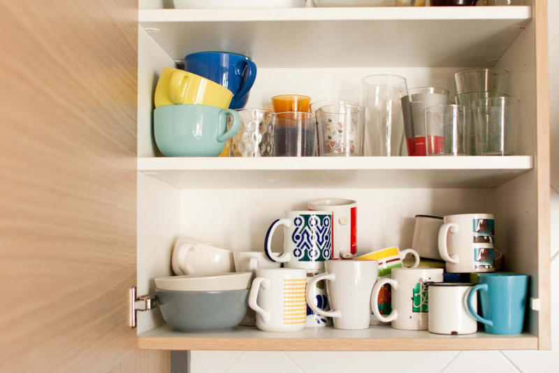 Matching Furniture Sets, Faux Florals or Plants, Builder-Grade Finishes, Mismatched Mugs, Plastic Picture Frames, Novel Wall Decor, Vertical Blinds, Themed Rooms, Year-Round Holiday Decor, Huge Family Portraits, Gallery Walls, Wallpaper Accent Walls, Motivational Posters, Curtains That Don't Fit