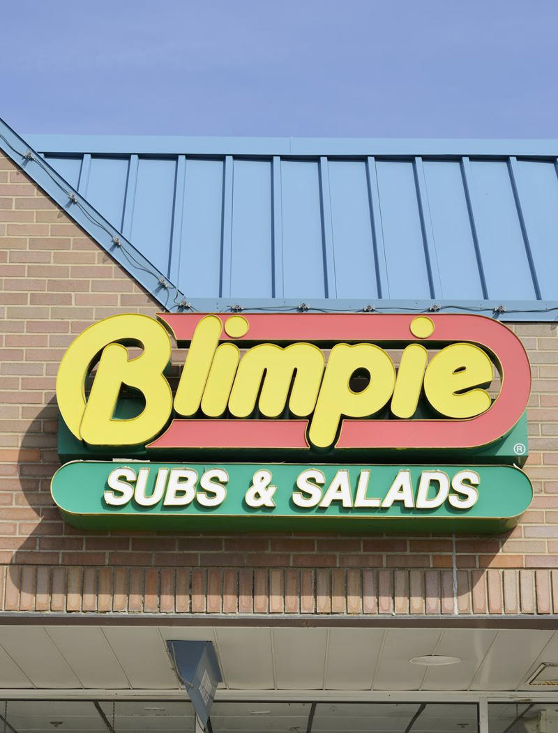 9) Blimpie 1) Howard Johnson's, 2) Chi Chi's, 3) Bennigan's, 4) Arthur Treacher's Fish & Chips, 5) Planet Hollywood, 6) Bob's Big Boy, 7) ESPN Zone, 9) Blimpie