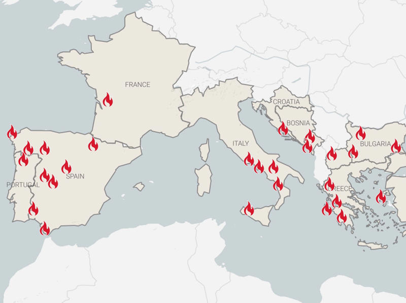 Sign up to The Getaway newsletter , Is it safe to travel to Zante and Greece? Latest advice, Greek regions issued extreme wildfire risk warnings by the Civil Protection Authority , Where else are there wildfires in Europe?, How common are wildfires in Greece?, What to do if your holiday is affected, How dangerous are wildfires?