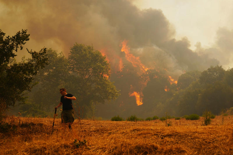      Sign up to The Getaway newsletter   , Is it safe to travel to Zante and Greece? Latest advice,      Greek regions issued extreme wildfire risk warnings by the Civil Protection Authority   , Where else are there wildfires in Europe?, How common are wildfires in Greece?, What to do if your holiday is affected, How dangerous are wildfires?