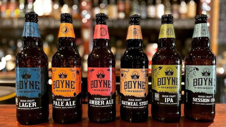 10. Boyne Brewhouse, 9. McGargles/Rye River Brewing Co., 6. Porterhouse Brewing Company, 5. O'Hara's, 4. Kilkenny, 3. Murphy's, 2. Smithwick's Irish Ale