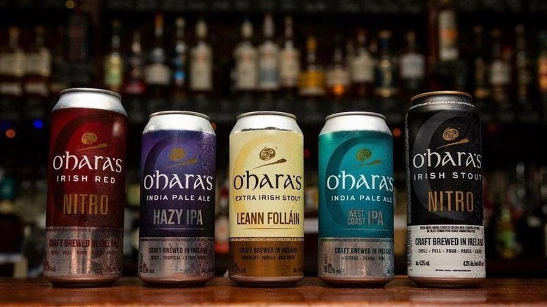 10. Boyne Brewhouse, 9. McGargles/Rye River Brewing Co., 6. Porterhouse Brewing Company, 5. O'Hara's, 4. Kilkenny, 3. Murphy's, 2. Smithwick's Irish Ale