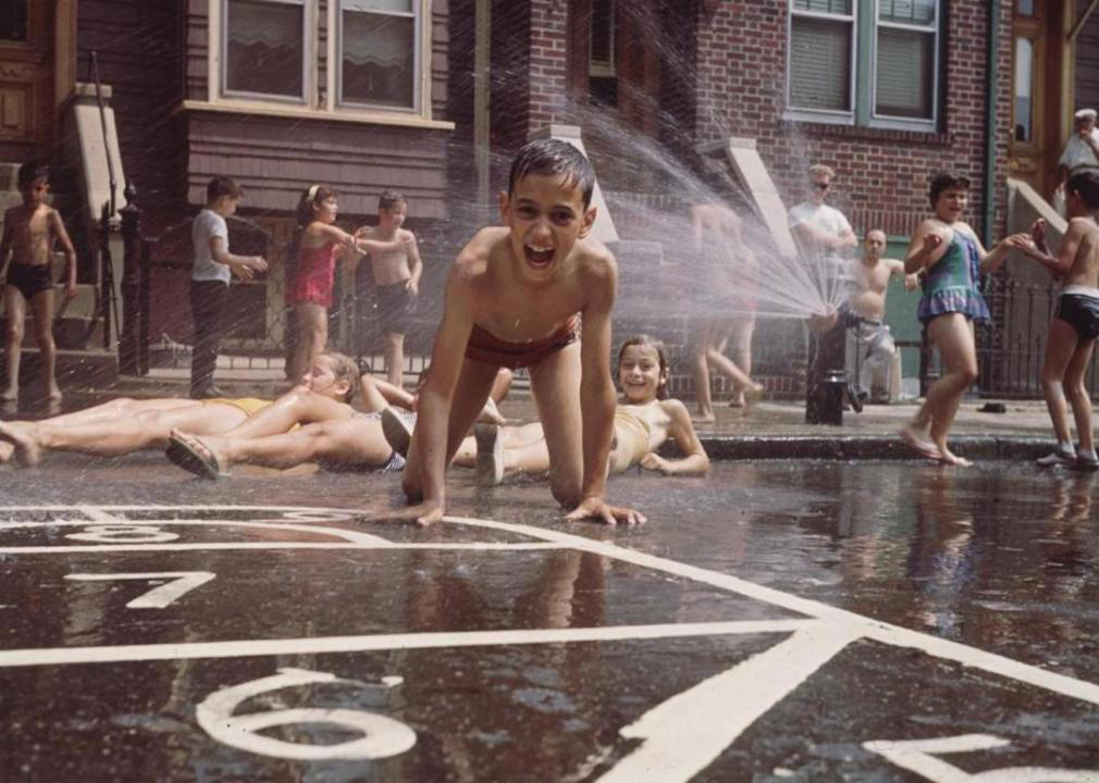 Summer Fun at Coney Island, Life in Color, City Kids Beat the Heat, Hippies Relaxing in the Park, Teamwork by the Shore, Beachside Embrace, Summer Stunts, Beachside Gathering, Summer Moves and Moments, Jump Rope by the Shore, Ballpark Bites, Summer Camp Stories, Four Water Carriers, Young Love, Martin Luther King Prepares to Sign, Naptime on a Beetle, Woodstock Crowd Energy, Sammy Davis Jr. Stays in Shape, Rolling Stones Take New York, Bob Dylan and Joan Baez Together, March on Washington for Voting Rights, Camp Rhoda Summer Spirit, Cooling Off, Parade in White Dresses, Heading Out for Adventure, Family Moment on the Ferry, City Summer Fun
