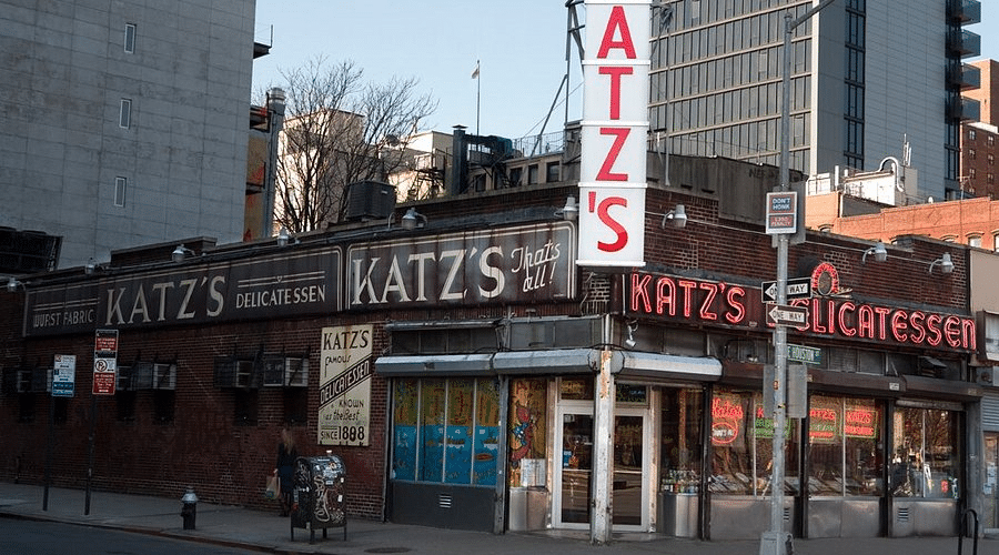 #9: Katz’s Delicatessen – When Harry Met Sally (1989) (New York City, NY) #1: The Rocky Steps – Rocky (1976) (Philadelphia, PA), #3: Monument Valley – Stagecoach (1939) and Many Westerns (UT/AZ Border), #4: The Stanley Hotel – The Shining (1980) (Estes Park, CO), #7: Tatooine Sets – Star Wars (1977) (Tunisia), #9: Katz’s Delicatessen – When Harry Met Sally (1989) (New York City, NY), #10: Downtown Savannah – Forrest Gump (1994) (Savannah, GA), #12: Highclere Castle – Downton Abbey (2010–2015) (Hampshire, England), #13: Oxford University – The Theory of Everything (2014), Harry Potter (2001–2011), #15: Griffith Observatory – Rebel Without a Cause (1955), La La Land (2016) (Los Angeles, CA), #16: Timberline Lodge – The Shining (1980) (Mt. Hood, OR), #18: The Bench at Notting Hill – Notting Hill (1999) (London, England), #19: The Beach – The Goonies (1985) (Cannon Beach, OR), #21: Baker Street – Sherlock Holmes (2009) (London, England), #22: Skellig Michael – Star Wars: The Last Jedi (2017) (Ireland), #24: Rydell High – Grease (1978) (Venice High School, Los Angeles, CA), #25: Bodega Bay – The Birds (1963) (Bodega, CA)