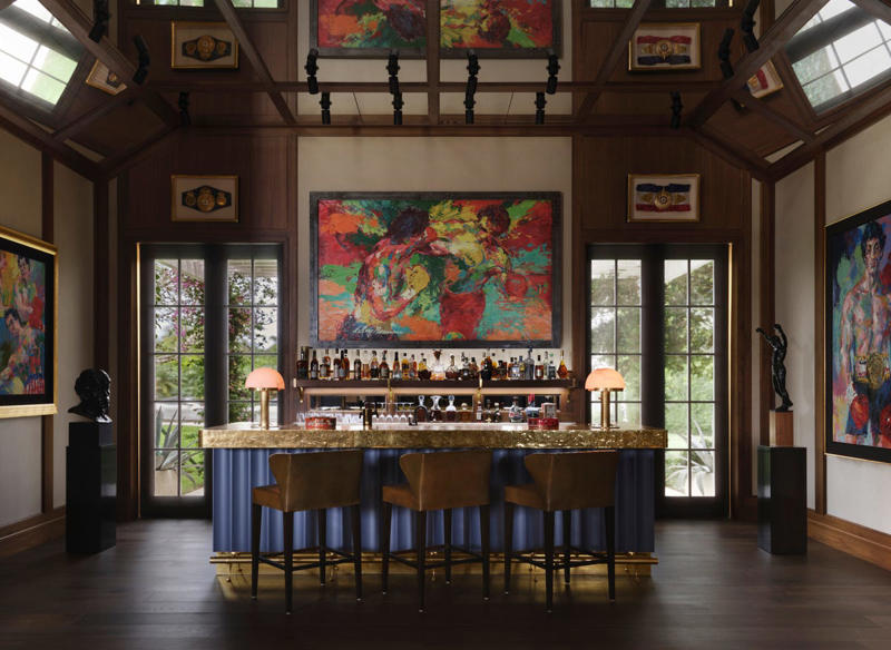 Living Room, Dining Room, Screening Room, Lounge and Bathroom, Primary Suite, Exterior