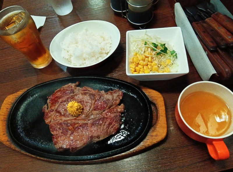 ・すてーき亭の食べ放題, ・まずはステーキ, ・続いてハンバーグ, ・計算してみた結果, ・今回紹介した店舗の情報