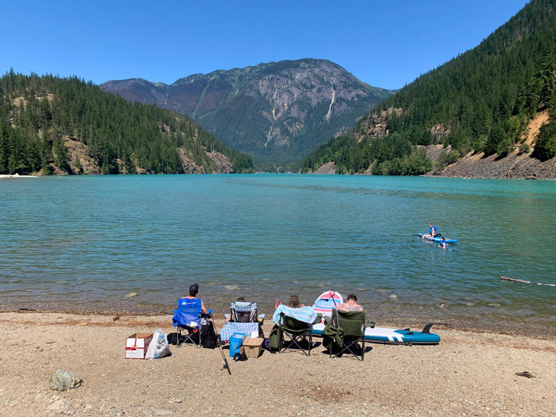 North Cascades National Park is a different kind of national park, Easy access via Washington Highway 20 corridor, Gateway town: Marblemount, Washington, Base camp: Newhalem Creek and other campgrounds, What about cell service in North Cascades National Park?, Easy adventures: Hikes near Newhalem, Easy: Swim, hike, boat and tour Diablo Lake  , Easy: Visit beautiful alpine Rainy Lake, Easy: Spectacular views at Washington Pass on short hike, Moderate: Floating cabins and motor boat rentals on Ross Lake, Moderate but spectacular: Cascade Pass, Blue Lake and Lake Ann, Staying overnight in the backcountry? Visit the permit office 