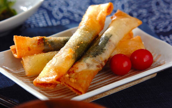 豚ひき肉とキャベツの春巻き 節約おかずレシピ, トロ～りチーズの納豆アボカド春巻き, さっぱり梅おかか入り！ ささみとチーズの春巻き, プリプリエビの春巻き, カボチャの春巻き, 具材を変えて生春巻き みんな大好き焼き肉味