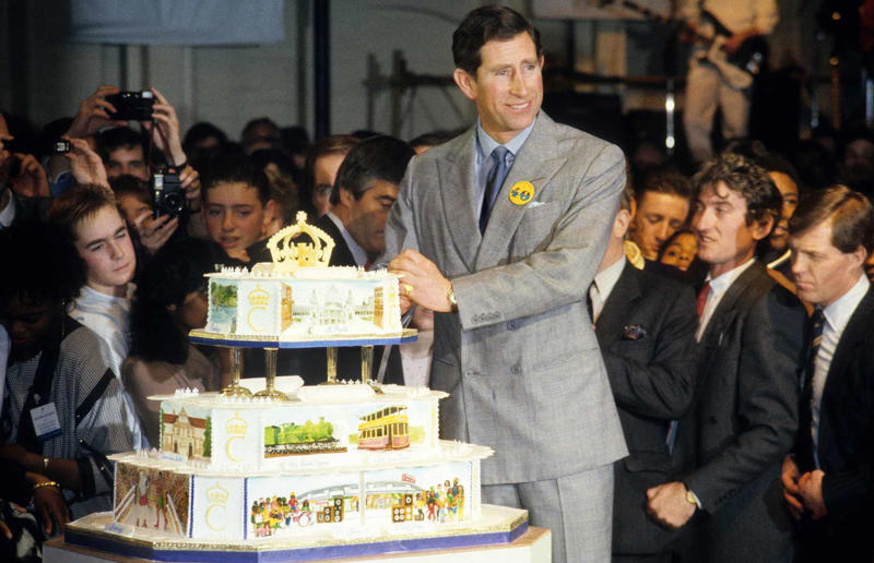 23. Maurice Chevalier's musical cake, 1956, 22. Hank Aaron's baseball tableau cake, 1973, 21. A super-sized sombrero cake, 1933, 20. Pavarotti's artistic cake portrait, 1980, 19. Ingrid Bergman and Charles Boyer's joint birthday cake, 1946, 18. Denise Grey's dual pink birthday cakes, 1985, 17. An elaborate Alice in Wonderland cake, 1932, 16. Shirley Temple's seventh birthday cake, 1936, 15. An extravagant Arc de Triomphe cake, 1983, 14. Glen Campbell's lifelike guitar cake, 1973, 13. A gravity-defying hot air balloon cake, 1933, 12. Elizabeth Taylor's front page cake, 1982, 11. Chuck Berry's rock 'n' roll cake, 1986, 10. Prince Charles' regal 40th birthday cake, 1988, 9. Princess Irene's nautical cake, 1951, 8. An architectural birthday cake, 1981, 7. Queen Charlotte's giant birthday cake, 1930, 6. Franklin D. Roosevelt's monumental birthday cake, 1940, 5. Winston Churchill's 80th birthday cake, 1954, 4. Harry Truman's five-tier birthday cake, 1954, 3. Charlie Chaplin's five-foot birthday cake, 1966, 2. John F. Kennedy's 44th birthday cake, 1961