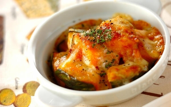 カボチャのレンジ煮, カボチャの揚げ焼き, カボチャのオーブン焼き, カボチャのチーズ焼き, カボチャのクリームチーズ和え, カボチャのゴマきな粉和え