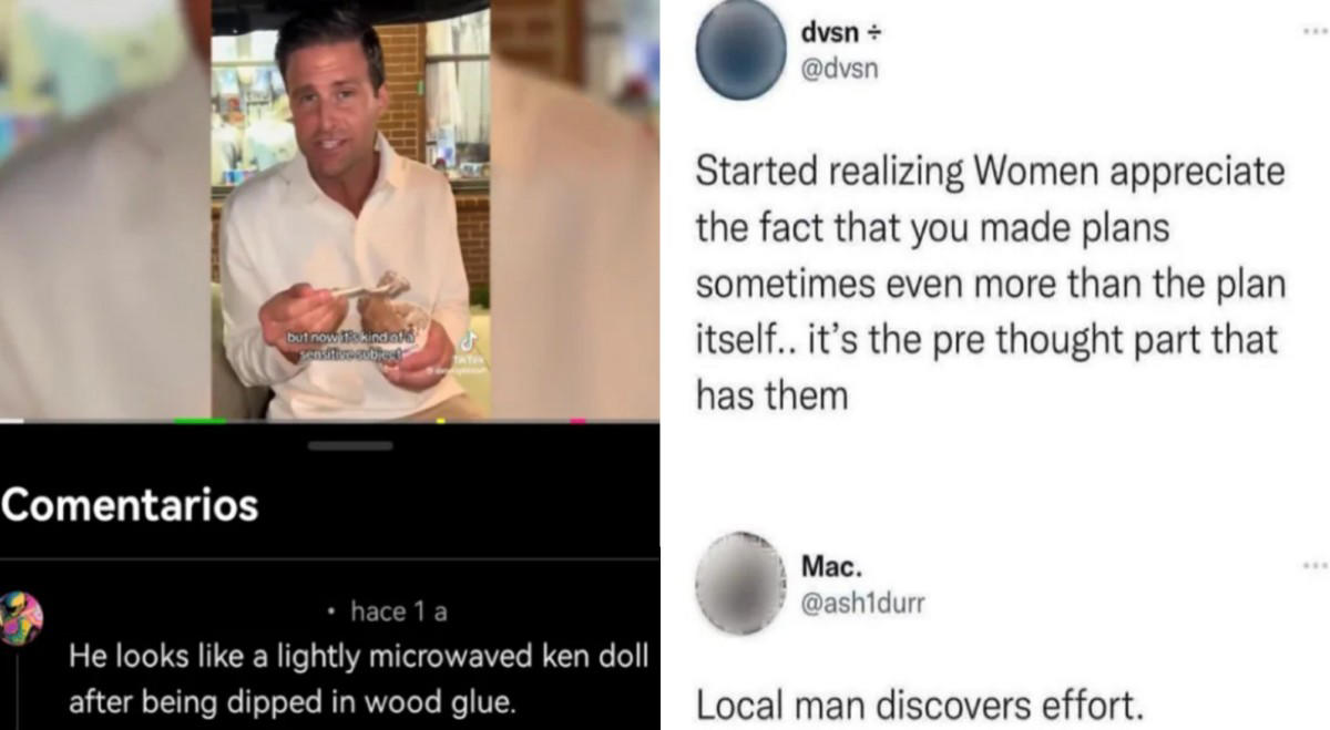 18 Snarky Online Insults That?ll Live in the History Books 1. Man discovers effort, 2. Wrong foundation or wrong relationship?, 3. The new Ken, 4. The first of his species, 5. He's fighting with nails and teeth, 6. Geography pro, 7. It's better to do it yourself, 8. Don't bet on that next time, 9. Not the ears, 10. Deodorant bar, 11. The best invention, 12. He said it best, 13. Men's makeup, 14. Magic lamps are needed, 15. In the end, it doesn´t even matter, 16. She probably took it as a compliment, 17. You don´t like my band?