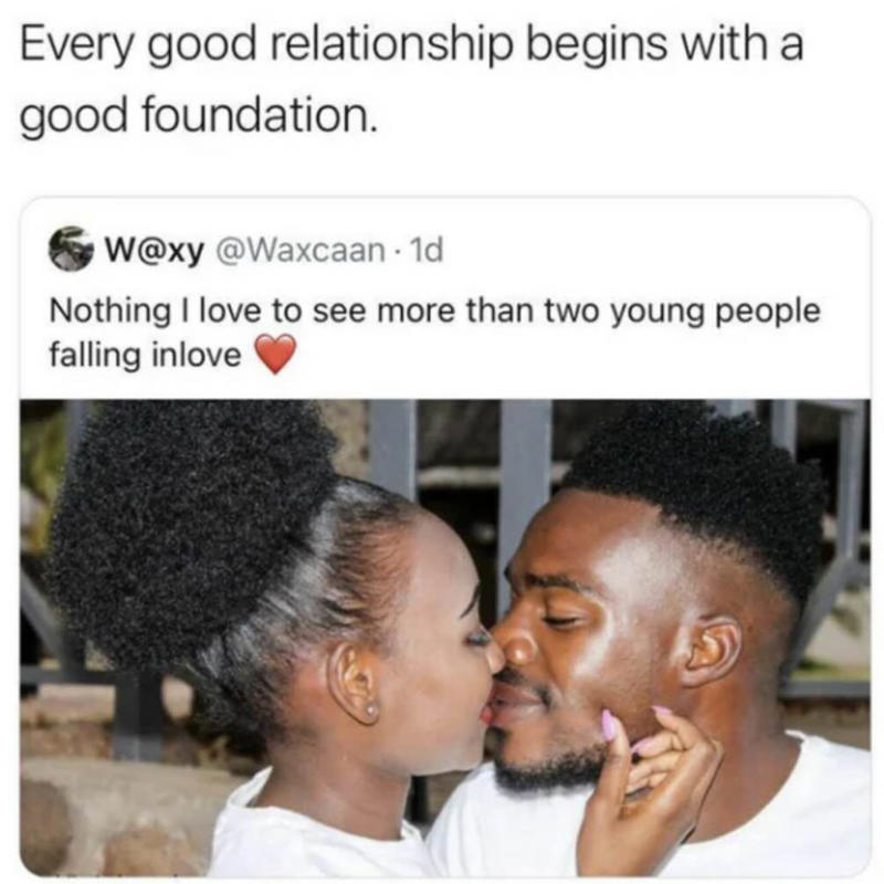2. Wrong foundation or wrong relationship? 1. Man discovers effort, 2. Wrong foundation or wrong relationship?, 3. The new Ken, 4. The first of his species, 5. He's fighting with nails and teeth, 6. Geography pro, 7. It's better to do it yourself, 8. Don't bet on that next time, 9. Not the ears, 10. Deodorant bar, 11. The best invention, 12. He said it best, 13. Men's makeup, 14. Magic lamps are needed, 15. In the end, it doesn´t even matter, 16. She probably took it as a compliment, 17. You don´t like my band?