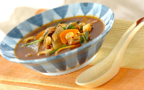 小松菜とホタテのかんたん薬膳スープ, 梨とレンコンの薬膳スープ, 和風カレースープ, レンコンと水菜の中華サラダ, 季節の菊花炊き込みおこわ