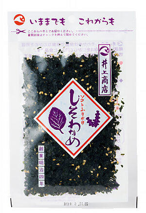 井上商店のしそわかめふりかけ, ドゥルイのオーガニック粒マスタード, 小田原屋の⾷べるオリーブオイルきのこまみれ, ヒガシマルの牡蠣だし醤油, qoui canning store（クイ キャニング ストア）の塩ヒメレモンチャツネ
