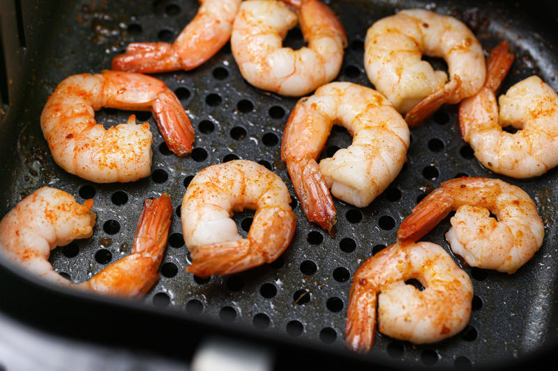 Air-frying shrimp leaves it perfectly crisp and juicy., Fajitas couldn't be easier to make in an air fryer., I use it to whip up chicken schnitzel in no time., Quesadillas get extra crispy in half the time., An air fryer is ideal for making crab cakes.
