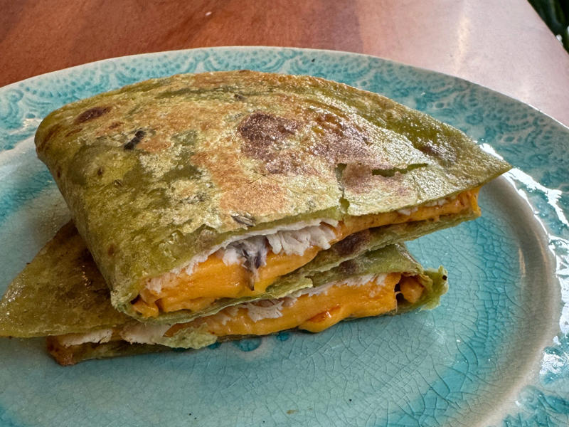 Air-frying shrimp leaves it perfectly crisp and juicy., Fajitas couldn't be easier to make in an air fryer., I use it to whip up chicken schnitzel in no time., Quesadillas get extra crispy in half the time., An air fryer is ideal for making crab cakes.