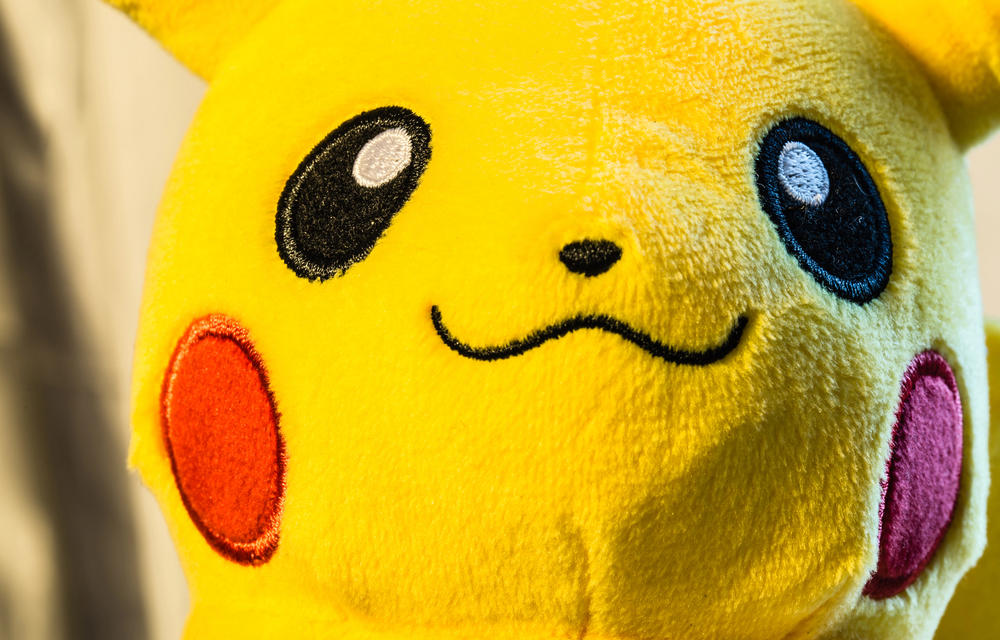 Pokémon Pikachu plushies Tickle Me Elmo, Grumpy Cat plushies, Among Us crewmate plushies, Baby Yoda plush toys, Pusheen cat plushies, Pokémon Pikachu plushies, Build-A-Bear Workshop creations, Doge Shiba Inu plushies, Five Nights at Freddy's animatronic plushies, Llamas with Hats plushies, Ugandan Knuckles plushies, From pixels to plush