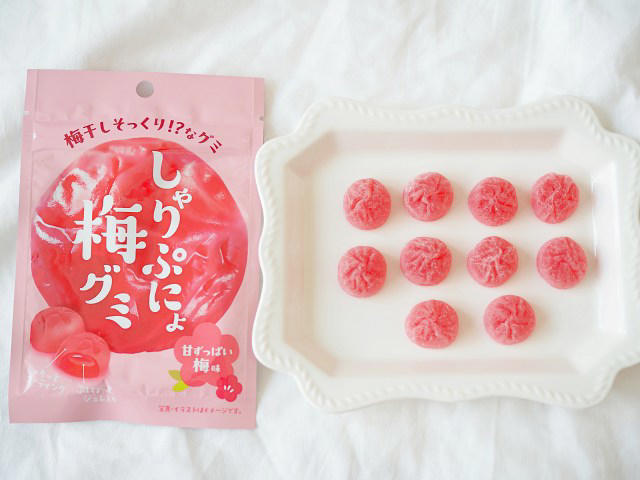＜とろみ～グミ ぶどう味/ カンロ＞, ＜ググッタ シャインマスカット味/ UHA味覚糖＞, ＜むちもっちバナナグミ/ 不二家＞, ＜もちゅグミ 温州みかん味/ マイナット＞, ＜しゃりぷにょ梅グミ/ クリート＞