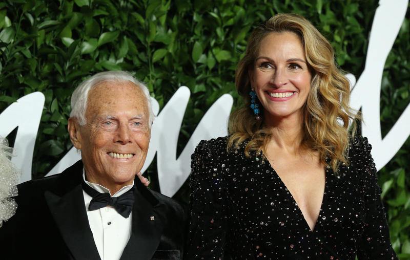 Giorgio Armani death latest: Key points, Julia Roberts calls Armani a 'true friend', Charles Leclerc recalls 'great honour' of working with Armani, Russell Crowe remembers buying his first Armani suit, Armani's full statement to its late founder, Armani with famous faces over the years:, Diane Kruger calls Armani 'one of the nicest people and mentors', Donatella Versace pays tribute, Armani detailed succession plan days before his death