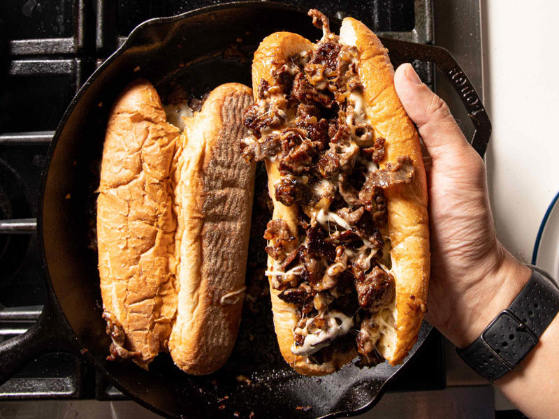 Philly Cheesesteaks, The Best Egg Salad Sandwich, The Ultimate Smash Cheeseburger, The Best Classic Chicken Salad Sandwich, Open-Faced Egg Salad Sandwich With Bacon, Herby Egg Salad Sandwich, French Dip Sandwich, Labneh Tuna Salad, Classic Mayo-Dressed Tuna Salad Sandwich, Classic Diner-Style Tuna Melt