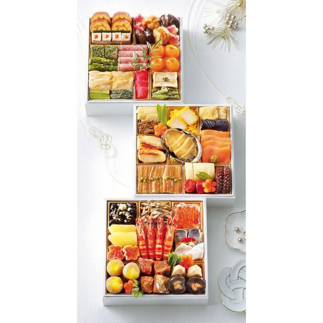 2026年の「おせち」が早くも販売開始, 「髙島屋」では1000種類のおせちを販売, 自分で中身を選べるおせちが人気／髙島屋, 和・洋・中の名店シェフが手がける三段重／髙島屋, 贅沢な食を自宅で楽しめる新商品／髙島屋, 「松屋銀座」は100周年を記念したおせち料理も, 100にちなんだ「100品目のおせち」が登場／松屋銀座, 松屋オリジナルおせち「和洋折衷二段重」／松屋銀座, 「大丸・松坂屋」ではオリジナルのおせちを強化, 7年連続売上１位のおせちは今年も大注目／大丸・松坂屋, 3年連続売上個数1位のおせち／大丸・松坂屋, 各百貨店の「スイーツおせち」にも注目を！