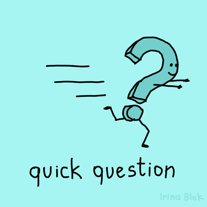 #21 Quick Question #1 Microwave, #3 Mug Shot, #5 Dirty Dishes, #7 Tired, #9 Boxer Shorts, #11 Minds, #13 Straight As, #15 Guinea Pig, #17 Salad Dressing, #19 Active Yeast, #21 Quick Question, #23 Honeycomb, #25 Happy Pills, #27 Save