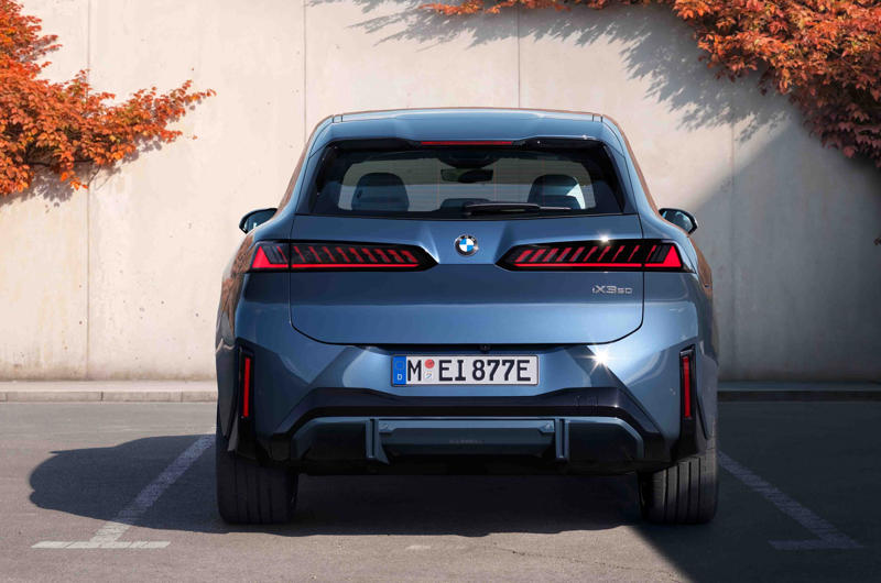 The new BMW iX3 will travel more than 800km on a charge