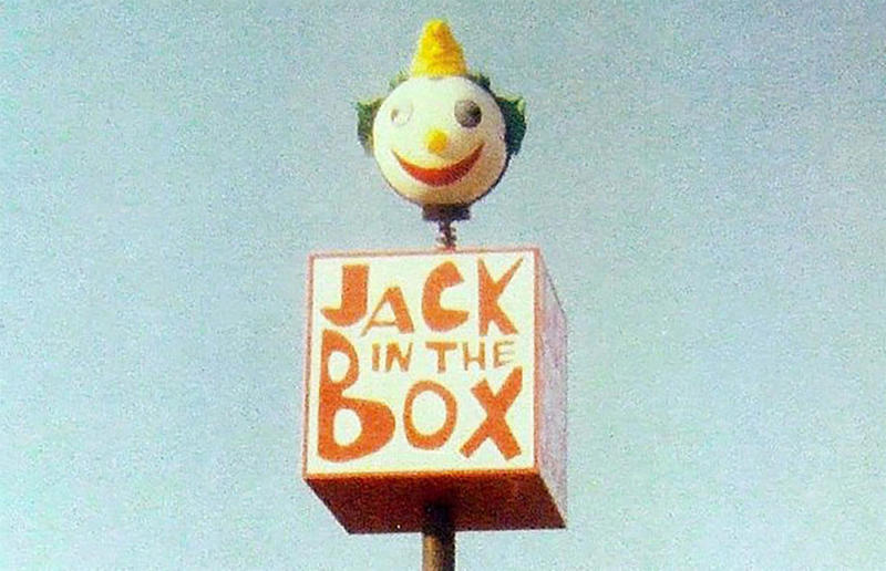 8. Jack in the Box 28. Valle’s Steak House, 27. Harvey’s, 26. Farrell’s Ice Cream Parlour, 25. Little Tavern, 24. The All American Burger, 23. Mother’s Pizza, 22. A&W, 21. G.D. Ritzy’s, 20. IHOP, 19. Carl’s Jr, 18. Burger Queen, 17. Pioneer Chicken, 16. Happy Eater, 15. Arthur Treacher’s, 14. Taco Bell, 13. Denny’s, 12. Henry’s Hamburgers, 11. Dairy Queen, 10. Red Rooster, 9. Howard Johnson’s, 8. Jack in the Box, 7. Pizza Hut, 6. Chick-fil-A, 5. Tim Horton’s, 4. Burger King, 3. Little Chef, 2. Burger Chef