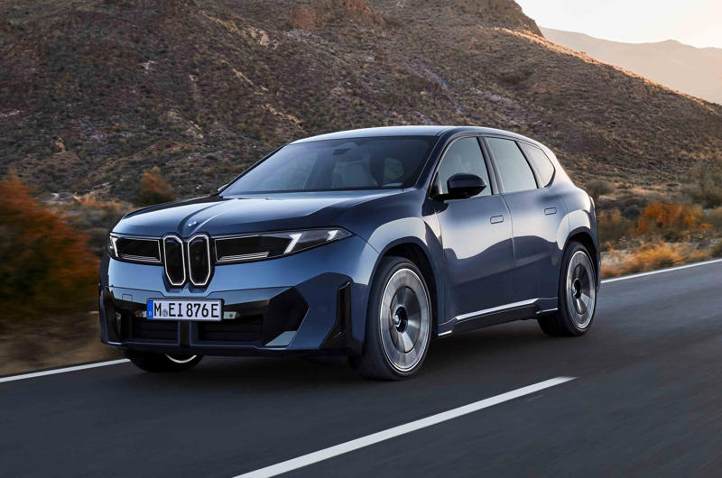 The new BMW iX3 will travel more than 800km on a charge