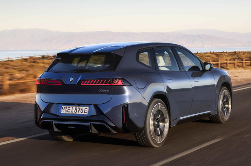 The new BMW iX3 will travel more than 800km on a charge