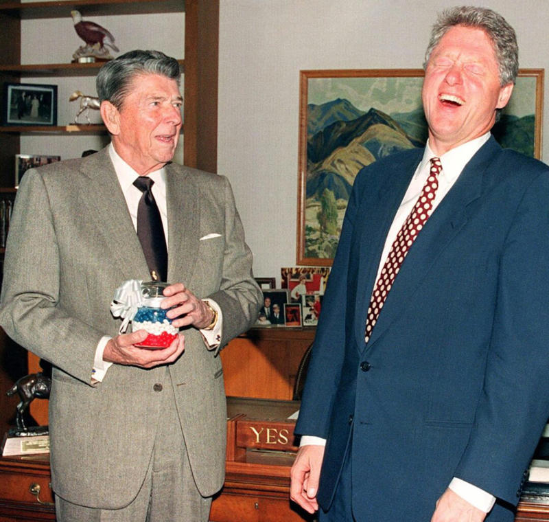 5. Ronald Reagan Shares a Laugh With Incoming US President Bill Clinton in Washington D.C. 1. First Computer Lesson on an Apple II, 2. An 18-Year-Old Penelope Cruz, 3. Talk About Beach ‘Fit Goals, 4. A Young Marisa Tomei in ‘My Cousin Vinny’, 5. Ronald Reagan Shares a Laugh With Incoming US President Bill Clinton in Washington D.C., 6. A Young Matthew McConaughey on the Set of ‘Dazed and Confused’, 7. ‘My Dad as a High School Student in 1992’, 8. A Young Jack Black Serving Serious Blue Steel, 9. ‘My Dad and Me, Circa 1992’, 10. Tie Dye and Mullets: Just Your Average ’90s Family Portrait, 11. Seattle Rock Band Soundgarden Pictured in California, 12. Behind the Scenes of ‘The Last of the Mohicans’, 13. ’90s House Parties Were Truly Unmatched, 14. A Striking (and Eerie) Self-Portrait at the Foot of the Twin Towers, 15. ‘Skate Crew From High School, 1992’, 16. Iman & David Bowie on Their Wedding Day in Italy, June 6, 1992, 17. People Play Volleyball in Front of a Buddha Statue in Afghanistan, 18. A Young Chris Cornell Performs on Stage in His Signature Plaid, 19. Jodie Foster and Anthony Hopkins Hold Up Their Oscars After Winning Best Actor and Actress for ‘The Silence of the Lambs’, 20. Cher Turning Heads in a Red Sequin Gown at an Awards Show, 21. A Young Winona Ryder During the Filming of ‘Dracula’, 22. The Epic Cast of Saturday Night Live in 1992, 23. ‘The 1992 USA Men’s Olympic Basketball Team, aka the Dream Team’, 24. Kris Kristofferson Comforts Sinéad O’Connor After She Gets Booed on Stage During a Bob Dylan Tribute Concert, 25. Nirvana Pictured in Spain During the Height of the Grunge Era, 26. An Interior Shot of the Mall of America When it First Opened in Bloomington, Minnesota, August 1992, 27. Christian Bale Pictured at His 18th Birthday Party, 28. ‘My Brother Getting Slimed at Universal Studios Florida in 1992’, 29. Alanis Morissette Pictured Doing Shots With Santa, 30. Bruce Campbell Poses With His Many Stunt Doubles on the Set of ‘Army of Darkness’, 31. Michael Jordan Rocks a Matching Set at the ’92 Olympics in Spain