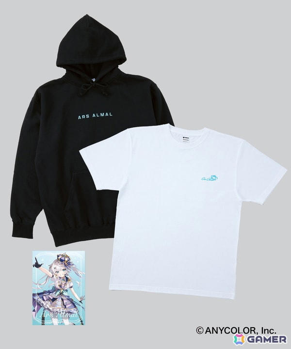 アルス・アルマル × ZOZOTOWN Tシャツ（2種展開）, アルス・アルマル × ZOZOTOWN スタンドカラーシャツ, アルス・アルマル × ZOZOTOWN フーディ（2種展開）, アルス・アルマル × ZOZOTOWN グッズセット（2種展開）, アルス・アルマル × ZOZOTOWN クッション, アルス・アルマル × ZOZOTOWN Tシャツ＆フーディセット（クリアカード付き）（2種展開）, アルス・アルマル × ZOZOTOWN 【本人監修】トートバッグ（アクリルチャーム付き）