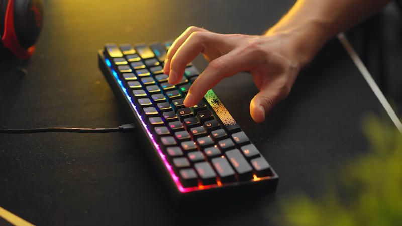 2. Corsair K65 RGB (Original) 1. Razer Deathstalker V2 Pro, 2. Corsair K65 RGB (Original), 3. Logitech G910 Orion Spark, 4. Redragon K552 Kumara, 5. Razer Ornata Chroma, 6. Anne Pro 2, 7. Razer Cynosa V2, 8. Cooler Master CK721, 9. Roccat Magma, 10. MSI Vigor GK50 Elite, 1. Wooting 80HE, 2. SteelSeries Apex Pro TKL Gen 3, 3. Keychron Q3 Max, 4. NuPhy Field75HE, 5. Keychron K2 HE, 6. Corsair K70 Core, 7. Lemokey L3, 8. Asus ROG Strix Scope II 96 Wireless, 9. Wooting 60HE+, 10. G.Skill KM250 RGB