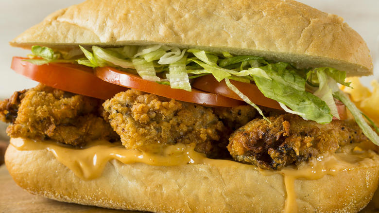 Beef Jelly Sandwich, Emergency Sandwich, Banana Sandwich, Makeshift Sandwiches, Elvis Sandwich, Frosted Sandwich Loaf, Welsh Rarebit, Oyster Club Sandwich, Braunschweiger, Peanut Butter And Mayonnaise Sandwich, Broiled Soup Sandwiches, Mock Ham Salad Sandwich, Egg And Sardine Sandwich, Potted Meat Sandwich, Cold Meatloaf Sandwich, Beef Tongue Sandwich