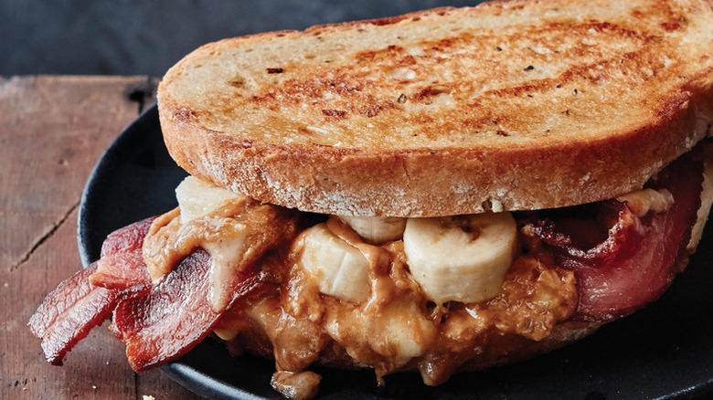 Beef Jelly Sandwich, Emergency Sandwich, Banana Sandwich, Makeshift Sandwiches, Elvis Sandwich, Frosted Sandwich Loaf, Welsh Rarebit, Oyster Club Sandwich, Braunschweiger, Peanut Butter And Mayonnaise Sandwich, Broiled Soup Sandwiches, Mock Ham Salad Sandwich, Egg And Sardine Sandwich, Potted Meat Sandwich, Cold Meatloaf Sandwich, Beef Tongue Sandwich