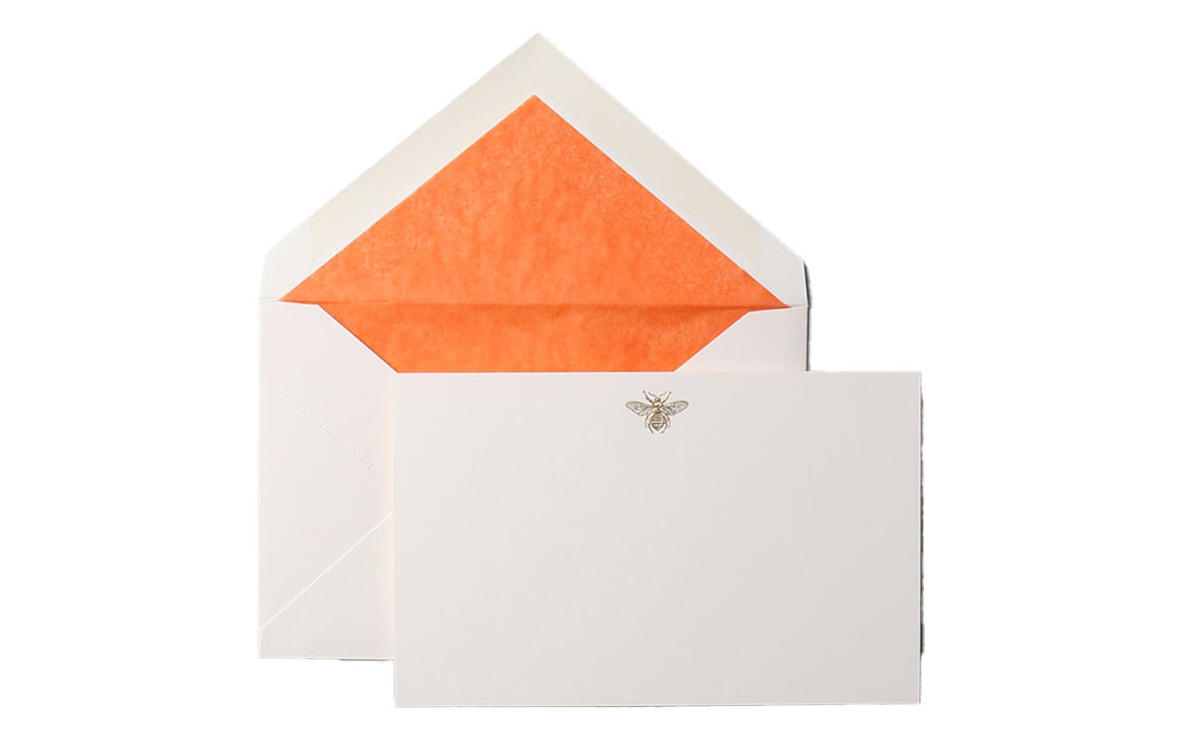 Smythson Gift Box, Papier Mushrooms Writing Paper Set, Mount Street Printers Bees Notecards, Set of 10, Cottage Rts Hand Finished Bumble Bee Letter Writing Paper, Papier Spinning Parasol Writing Paper Set, Belle Vous Writing Stationery Paper with Envelopes, Smythson Kings Writing Paper, Papier Italian Summer notecard set, MIDORI Letter Set 917 Giving A Color letter set