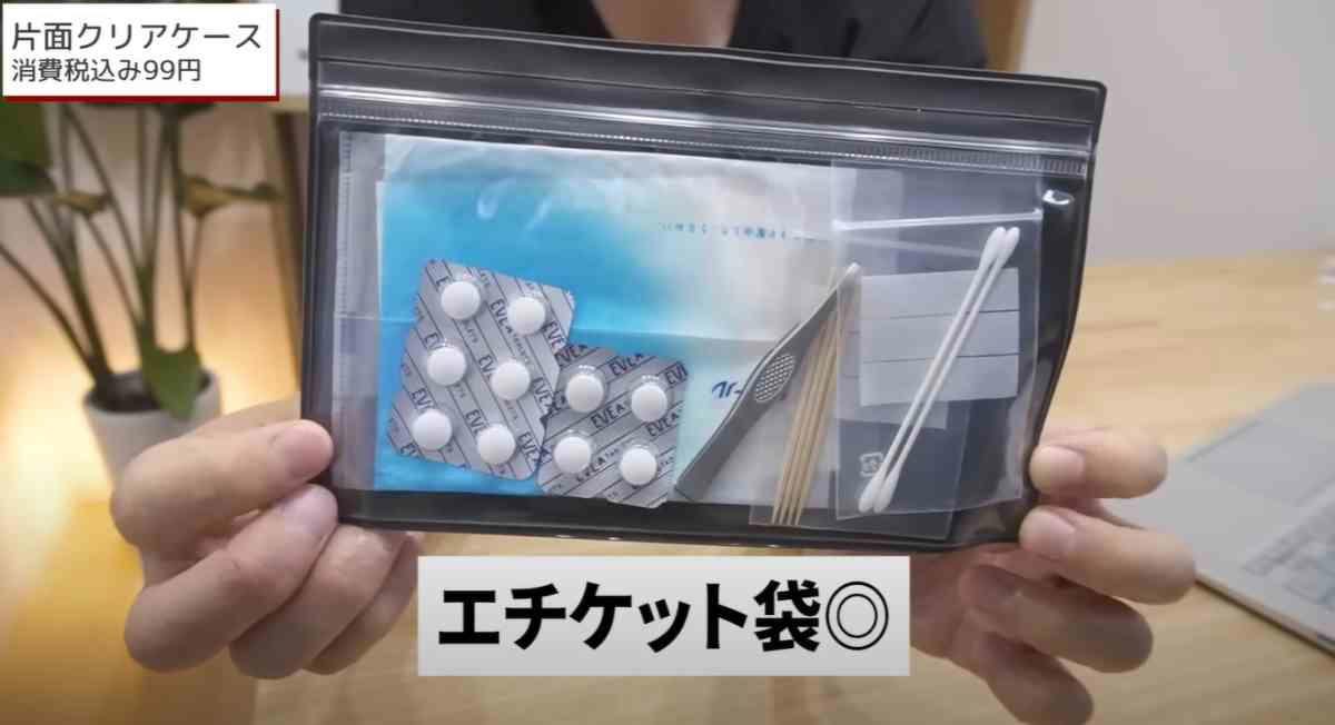 1．お札や通帳を入れてお金の管理袋に, 2．薬やティッシュを入れてエチケット袋として活用, 3．文房具入れとして, 4．保険証や診察券の管理に