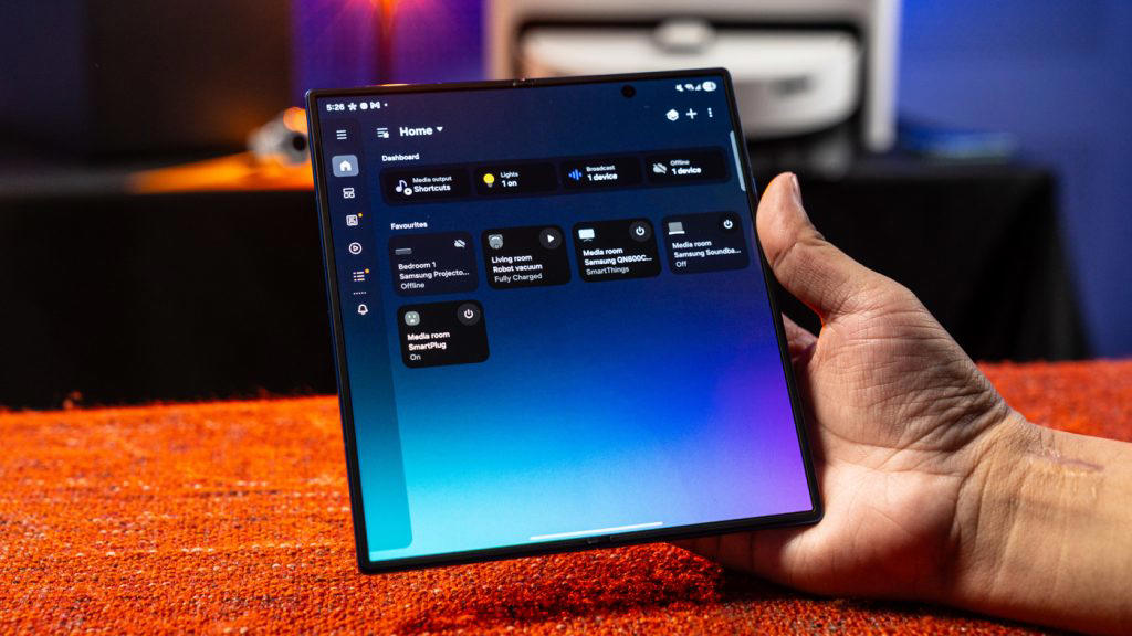 Add Appliances and Set Up Automations, Monitor Devices on Your TV, Use the Galaxy Z Fold7 as Your TV remote, Control Your Home From Your Wrist With the Galaxy Watch, SmartThings Works with Third-Party Devices Too, Automations That Fit Your Lifestyle, Bonus Tip: Seamless Galaxy Buds switching, One Fold, Endless Possibilities, Unlock the best deals when you upgrade to the Galaxy Z series