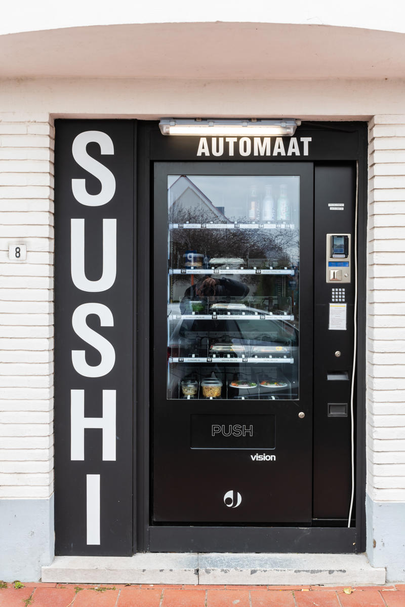 Sushi Live Crabs, Hot Meals, Umbrellas, Gold Bars, Fresh Flowers, Fresh Bread, Live Insects, Fireworks, What These Machines Say About Us