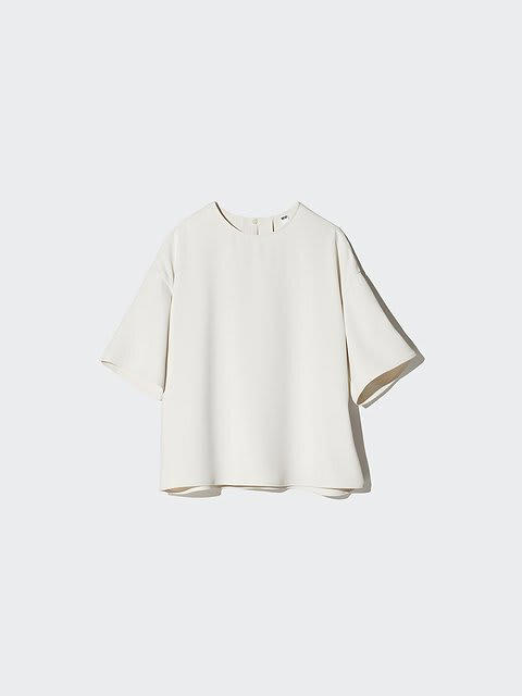 Tシャツ感覚で着こなしやすい◎ドレープTブラウス, 抜け感のある首元を演出♪レーヨンスキッパーブラウス, ボディラインを拾わないシルエット♪レーヨンブラウス, 上品な花柄で着映える♡レーヨンプリントブラウス, すっきりとした印象をプラス♪レーヨンブラウスノースリーブ