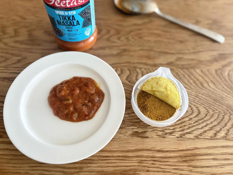 スパイスとソースの2層式がポイント, 肉さえあれできちゃう, 20分で完成したとは思えないおいしさ, レトルトには戻れないかも