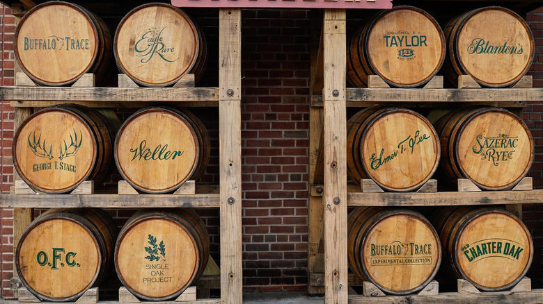 Pappy Van Winkle 23 Year, Blanton's Original Single Barrel, Weller 12 Year, Calumut Farm Small Batch, Johnny Drum Private Stock, Jefferson's Ocean, Basil Hayden, Wild Turkey Longbranch, Hudson Bright Lights, Big City