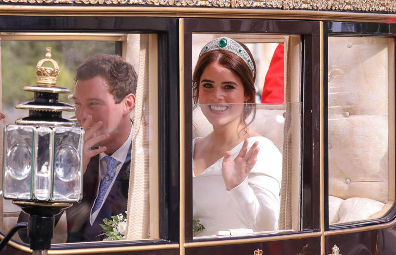 Princess Eugenie & Jack Brooksbank: also still a secret Honeymoon like the royals, Queen Victoria & Prince Albert: Windsor Castle, King George VI & the Queen Mother: Surrey, Edward VIII & Wallis Simpson: Venice, Queen Elizabeth & Prince Philip: Hampshire, Princess Margaret & Anthony Armstrong-Jones: the Caribbean, Princess Anne & Captain Mark Phillips: the Galápagos, Prince Charles & Princess Diana: the Med & Scotland, Prince Edward & Sophie Rhys-Jones: Scotland, Prince Charles & Camilla Parker Bowles: Scotland, Peter Phillips & Autumn Kelly: South Africa, Zara Phillips & Mike Tindall: Cyprus, Prince William & Kate Middleton: the Seychelles, Prince Harry & Meghan Markle: still a secret, Princess Eugenie & Jack Brooksbank: also still a secret, Princess Beatrice & Edoardo Mapelli Mozzi: South of France