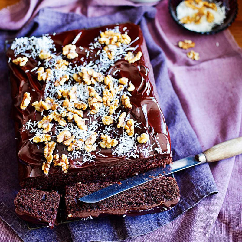 Ingredients, How to make Julie Goodwin’s lemon coconut slice (video), How long does lemon slice last?, Can you freeze lemon slice?, Where can I buy moist coconut flakes?, More Julie Goodwin baking recipes